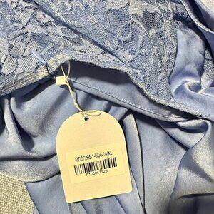Women s Blue and Purple Dress